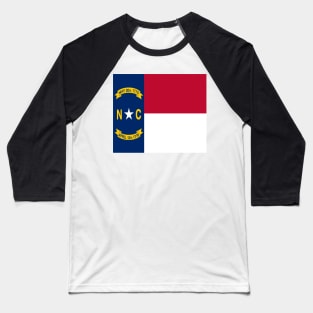 Flag of North Carolina. USA Baseball T-Shirt